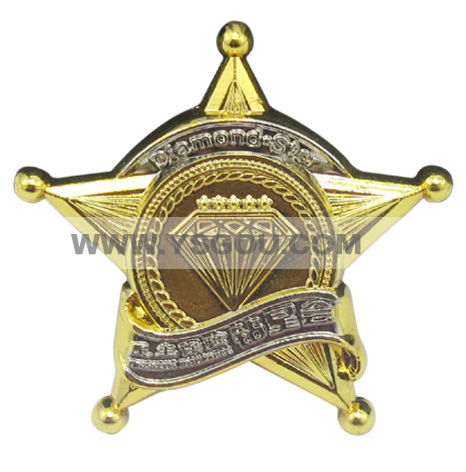 雙電鍍金屬徽章