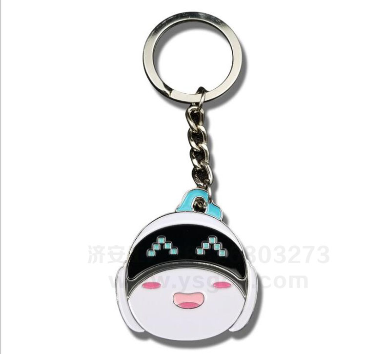 小禮品 金屬鑰匙扣定制 烤漆金屬鑰匙鏈 卡通鑰匙圈.jpg