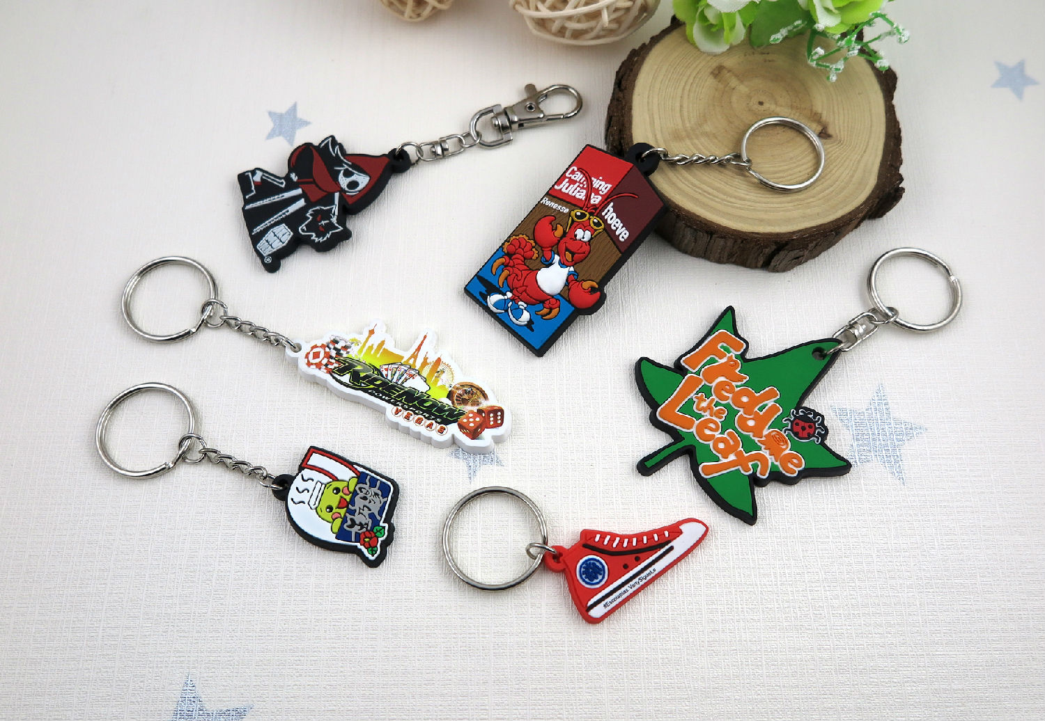 創(chuàng)意鑰匙扣飾品、掛件定制找源頭廠家東莞濟(jì)安