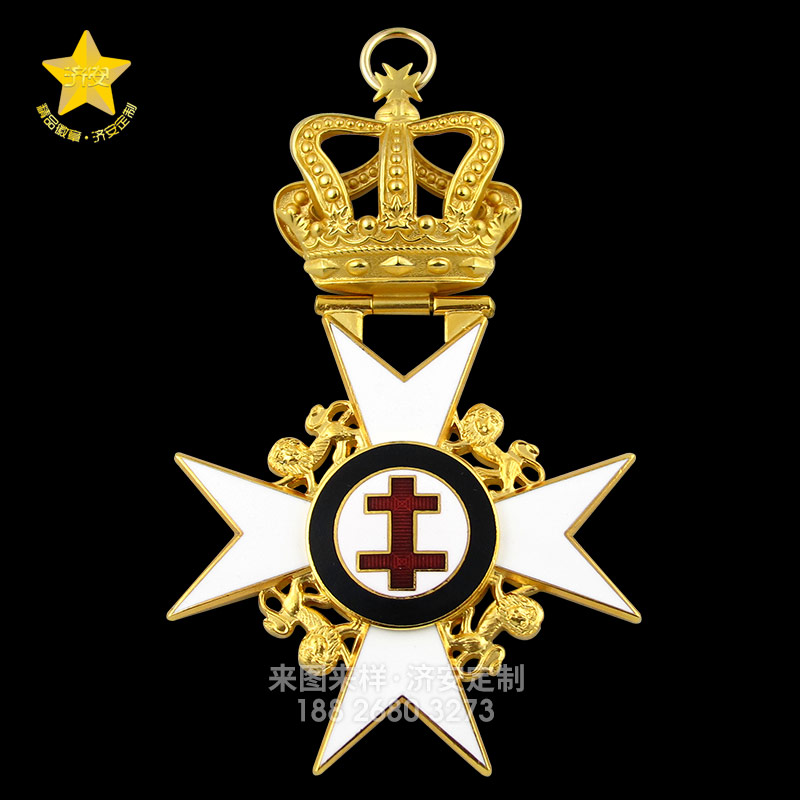 真琺瑯皇冠組合榮譽(yù)勛章定制