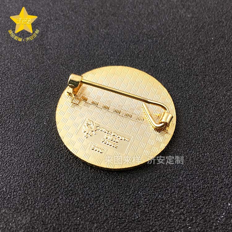 濟安定做真琺瑯徽章,足球俱樂部紀念章制作,景泰藍徽章定制廠