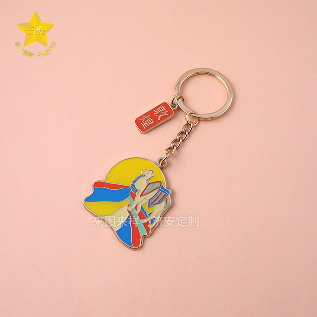 【鑰匙扣制作案例】敦煌風旅游鑰匙扣網(wǎng)紅掛件帶您探尋敦煌之美！