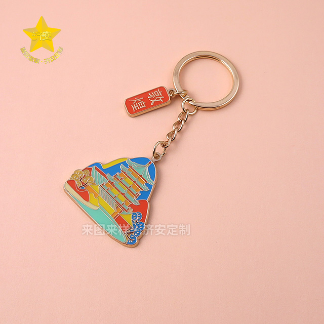 【鑰匙扣制作案例】敦煌風旅游鑰匙扣網(wǎng)紅掛件帶您探尋敦煌之美！