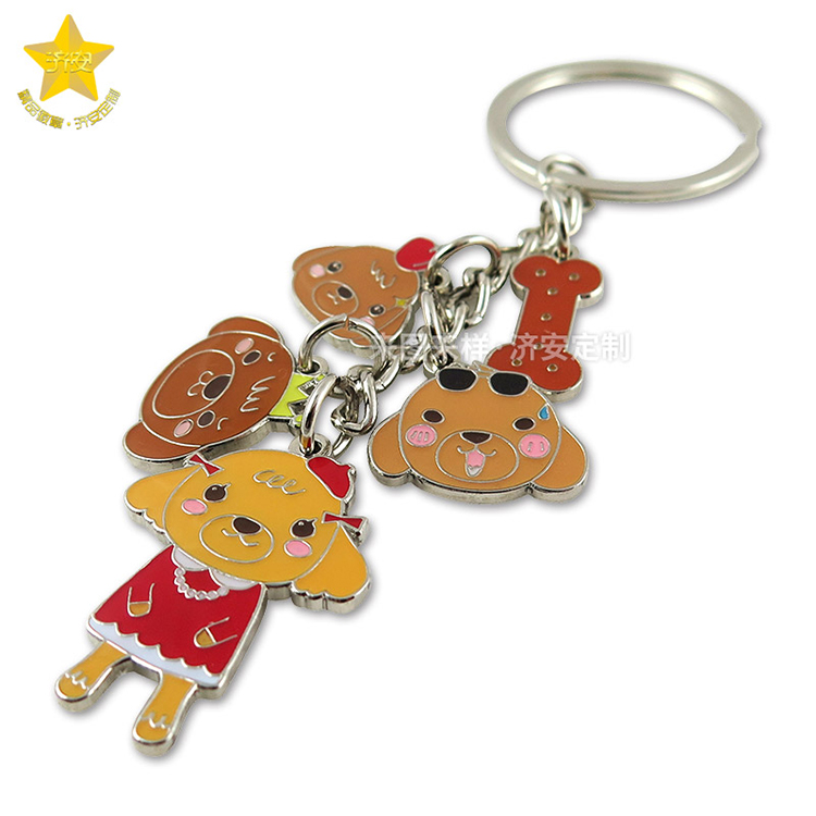 可愛(ài)卡通小狗鑰匙扣掛件裝飾