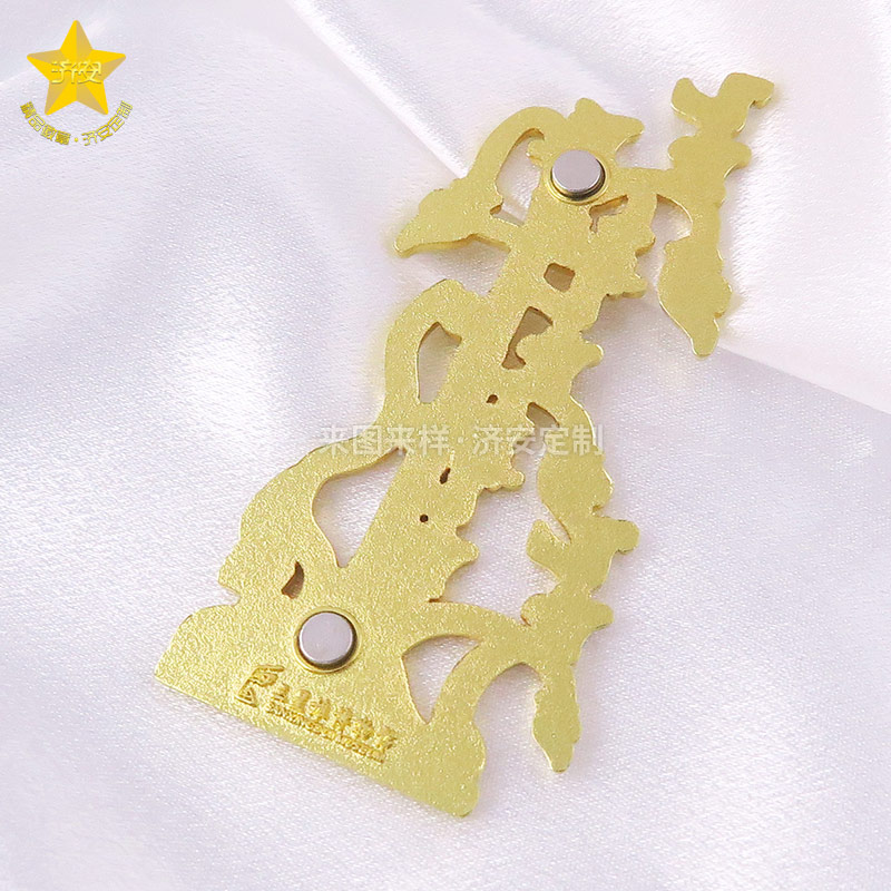 歷史博物館冰箱貼來圖定做,金屬磁吸旅游紀念品生產(chǎn)廠家