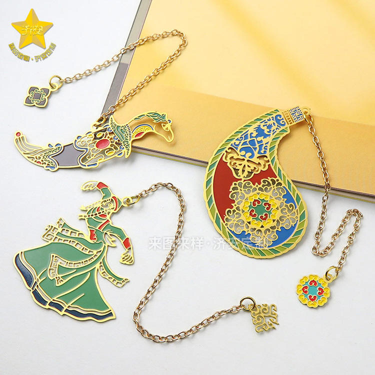 內(nèi)蒙古民族風旅游書簽、金屬鏤空書簽，一份珍貴的旅行紀念！