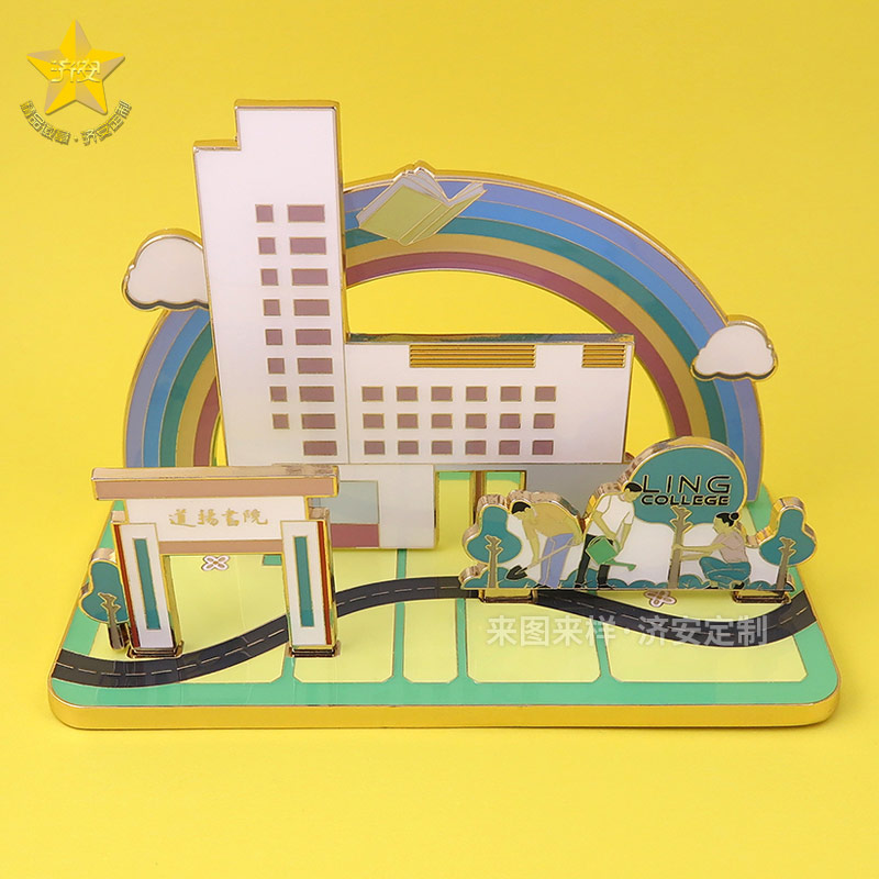 多片式立體金屬冰箱貼+擺件定制，文創(chuàng)禮品