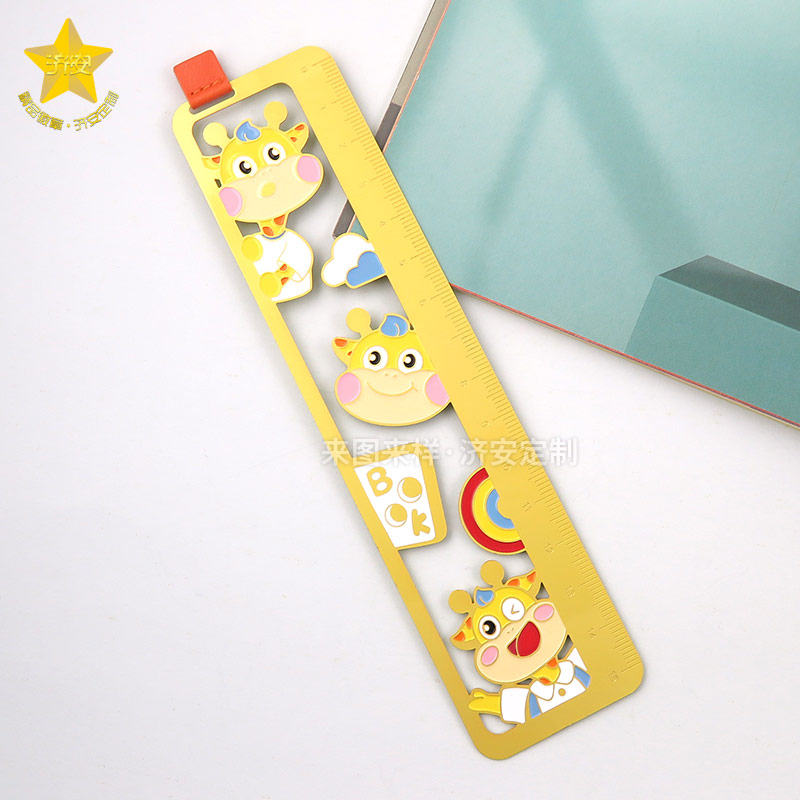 烤漆工藝尺子書簽定制