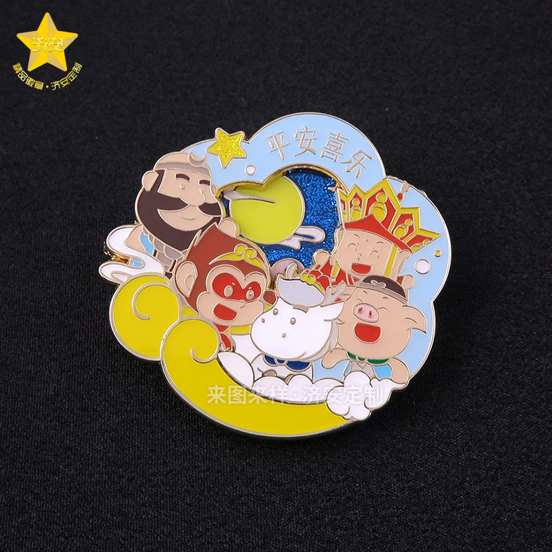 西游樂園主題IP紀(jì)念章,翻蓋徽章