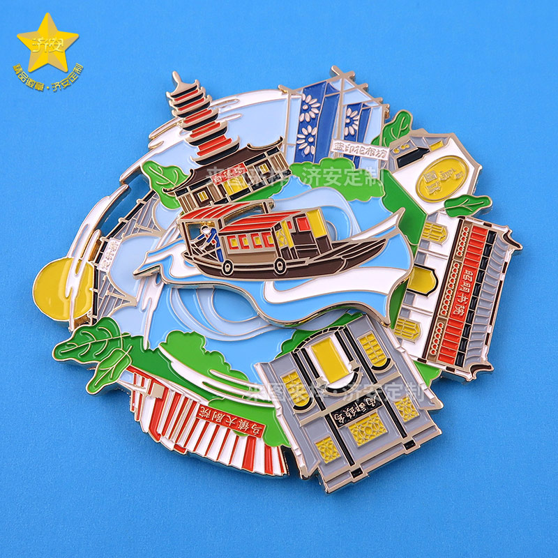 烏鎮(zhèn)旅游文創(chuàng)冰箱貼定制,旋轉(zhuǎn)冰箱貼