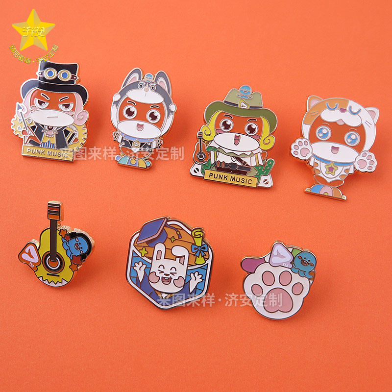 PUNK-MUSIC徽章，企業(yè)IP形象徽章定制