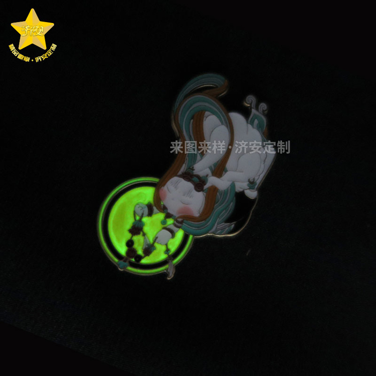 大夢敦煌系列之玉兔奔月夜光徽章,中秋伴手禮盒定制