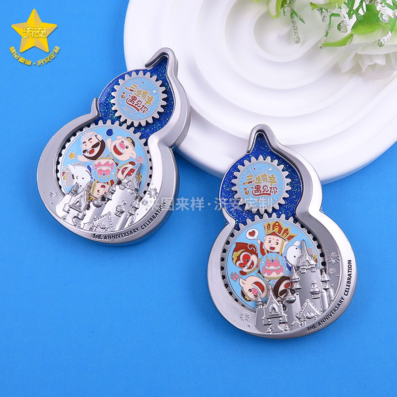 西游樂園三周年慶齒輪旋轉(zhuǎn)冰箱貼，讓旅游文創(chuàng)紀(jì)念品“活”起來！