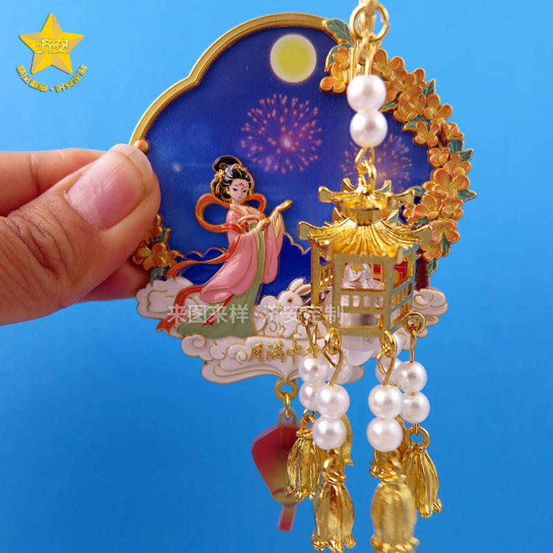 光柵冰箱貼真的在“放煙花”！中秋節(jié)日禮品文創(chuàng)冰箱貼太有創(chuàng)意了