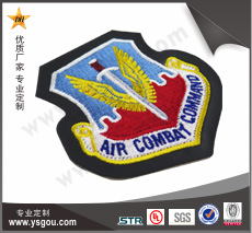 皮革刺繡臂章/印刷刺繡臂章