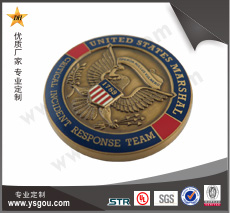 美國老鷹紀(jì)念章定做廠家