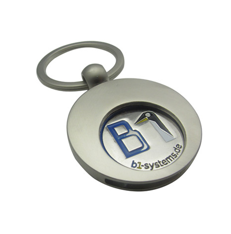 鋅合金不入色+內(nèi)片組合式鑰匙扣