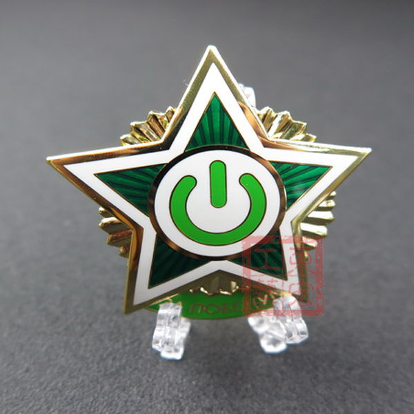 軟琺瑯徽章定制，五角星徽章制作廠家