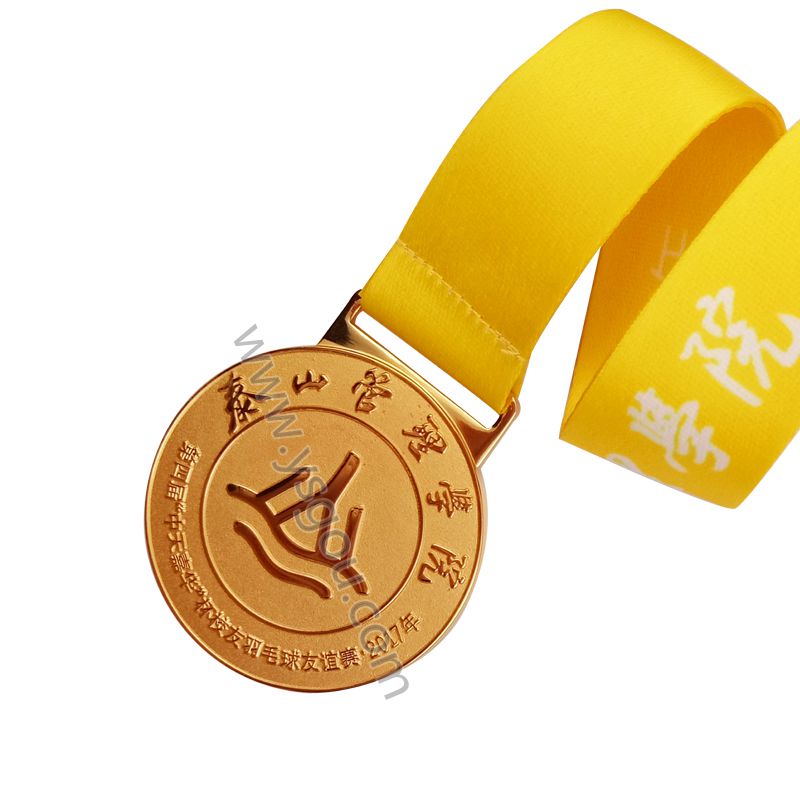 羽毛球比賽獎(jiǎng)牌定制，金屬獎(jiǎng)牌制作廠家