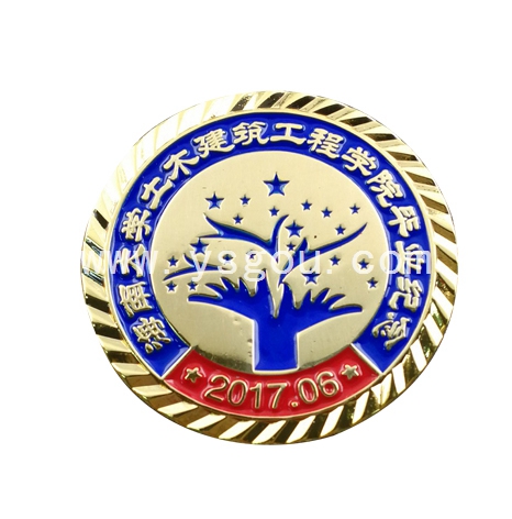 畢業(yè)紀念徽章定制，海南大學(xué)紀念徽章