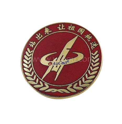 銅質真琺瑯胸章，琺瑯徽章定制