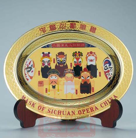 三國演義人物紀念盤定做