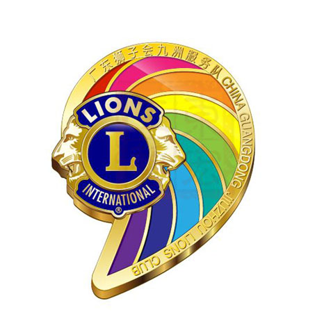 優(yōu)質(zhì)獅子會徽章制作廠家
