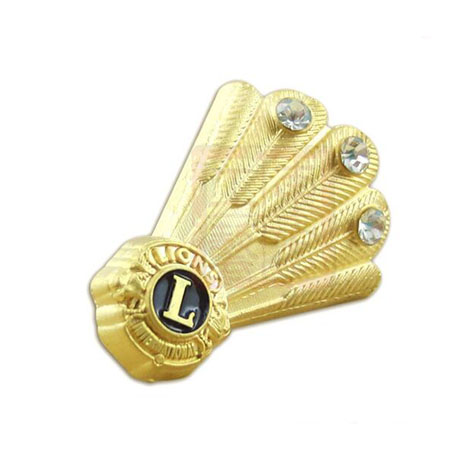 精美獅子會(huì)俱樂部徽章訂制