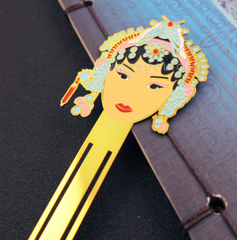 書簽定做,京劇臉譜書簽定做