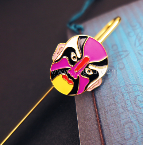 精美京劇臉譜書簽制作