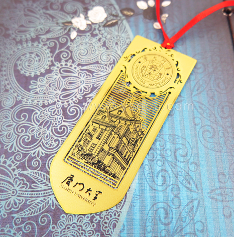 學(xué)校紀(jì)念品書簽,學(xué)校元素書簽定做廠家