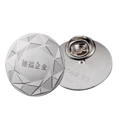 企業(yè)集團(tuán)純銀徽章定制,純銀徽章定做