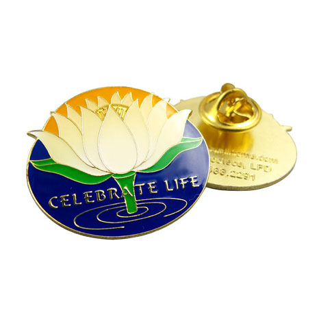 十大名花荷花徽章定制商