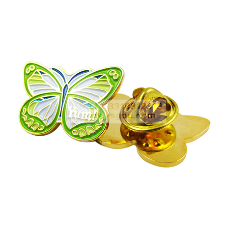 蝴蝶胸針定做,蝴蝶胸章定做廠家