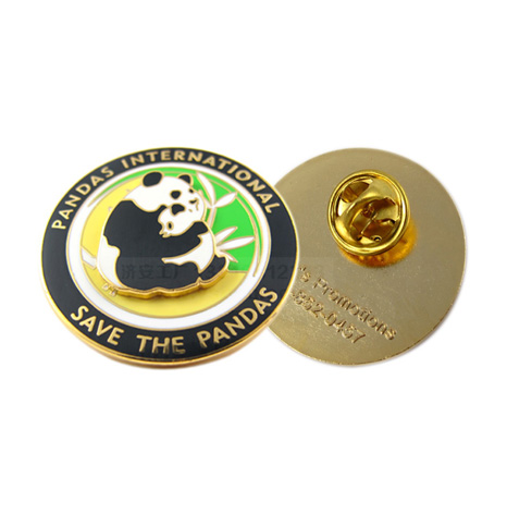 四川旅游景點(diǎn)熊貓徽章定制