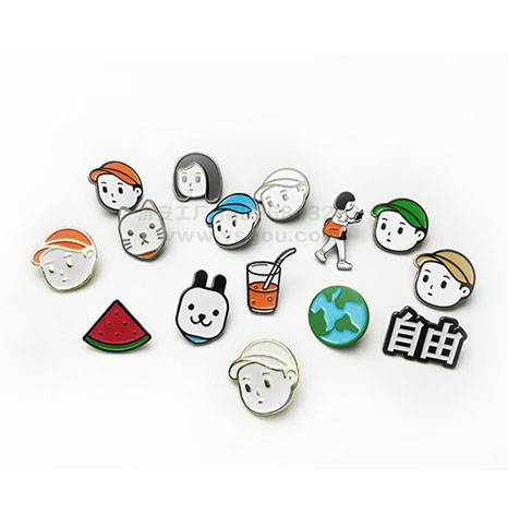 個(gè)性可通卡通徽章胸章定做廠家