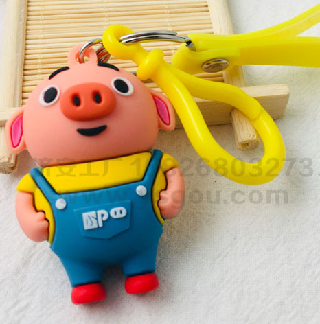 PVC鑰匙扣定制,軟膠鑰匙扣定做