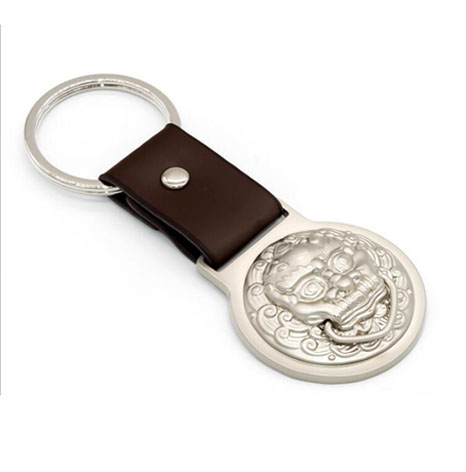 文化旅游景區(qū)真皮鑰匙扣訂制工廠