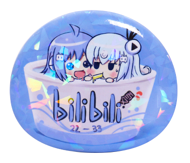 蛋形馬口鐵徽章,異形情侶閨蜜定做徽章