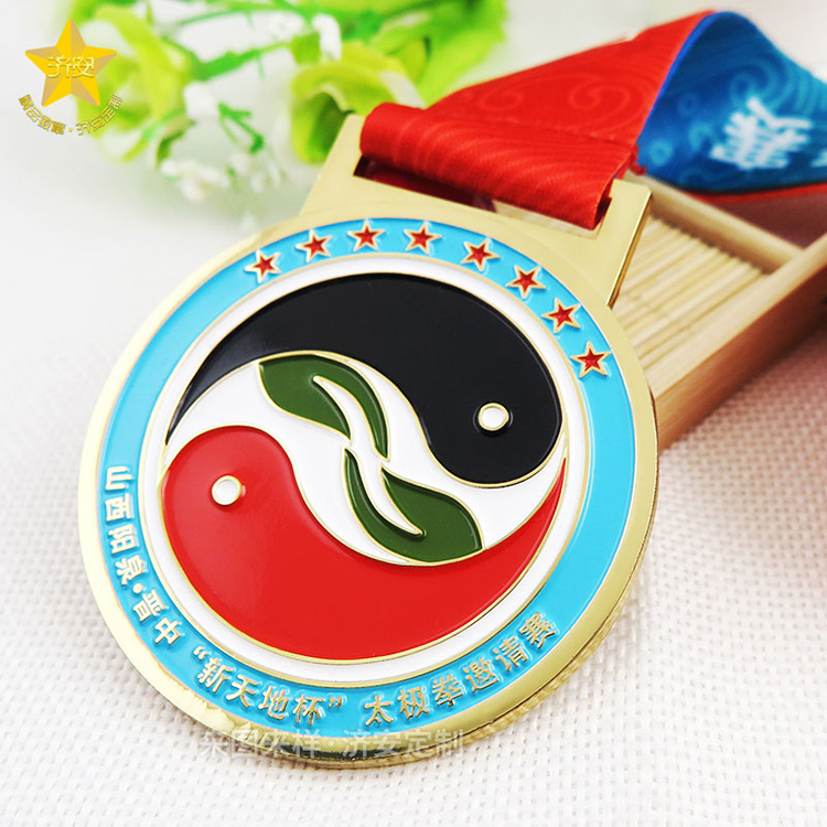 太極拳邀請(qǐng)賽武術(shù)比賽獎(jiǎng)牌定制