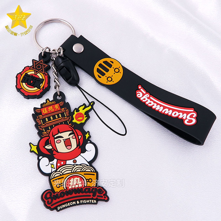 動漫聯(lián)名黃鶴樓旅游紀念鑰匙扣