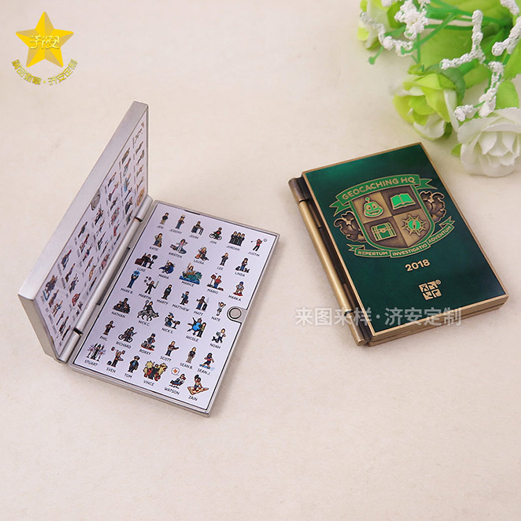 精致翻頁書紀(jì)念章個性紀(jì)念禮品