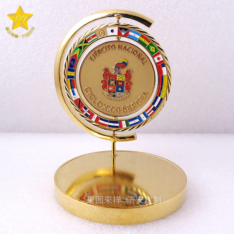 360度旋轉(zhuǎn)擺件金屬創(chuàng)意禮品