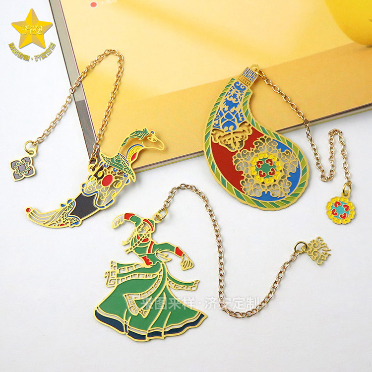 內(nèi)蒙古民族風(fēng)旅游書簽|金屬鏤空書簽