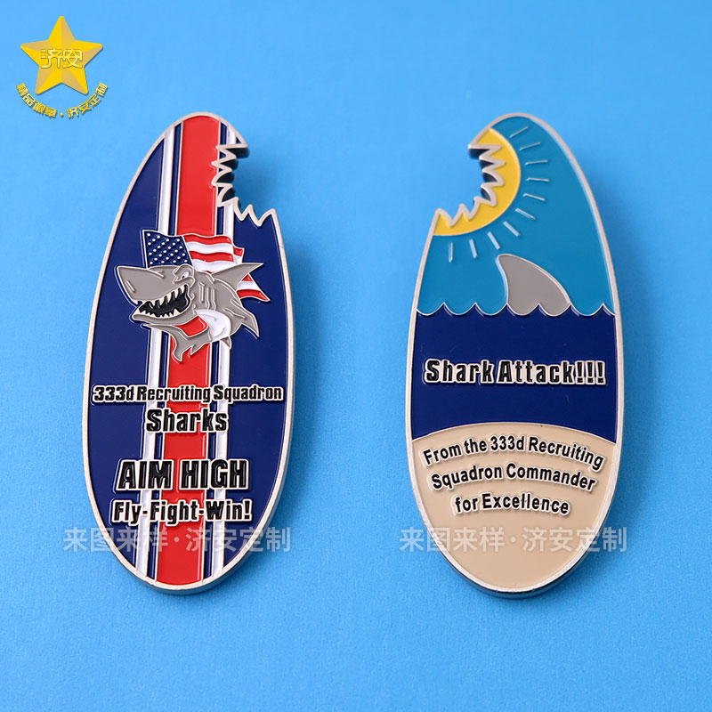 鯊魚圖案開瓶器，外國開瓶器定制