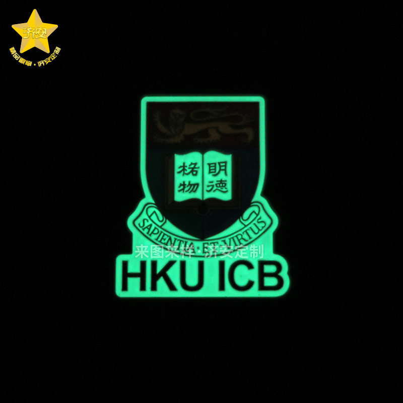 香港大學(xué)夜光徽章,學(xué)?；照庐厴I(yè)禮物文創(chuàng)禮品定制,校慶紀(jì)念品